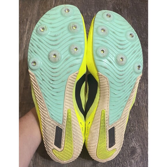 Nike Rival Sprint Neon Yellow Track & Field Shoes Cleats Men’s Size 9 - Picture 8 of 12